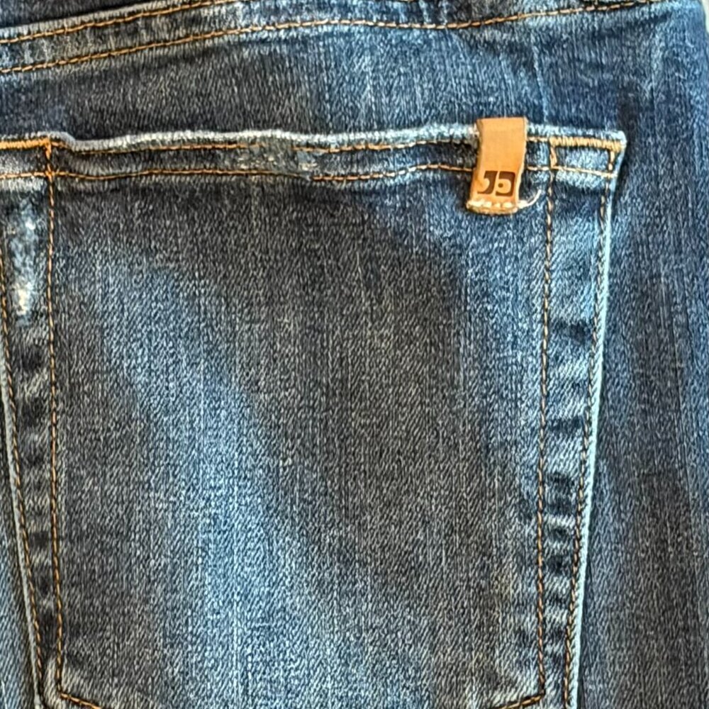 Joe's Jeans Size 30 blue denim high rise straight crop - Picture 8 of 10